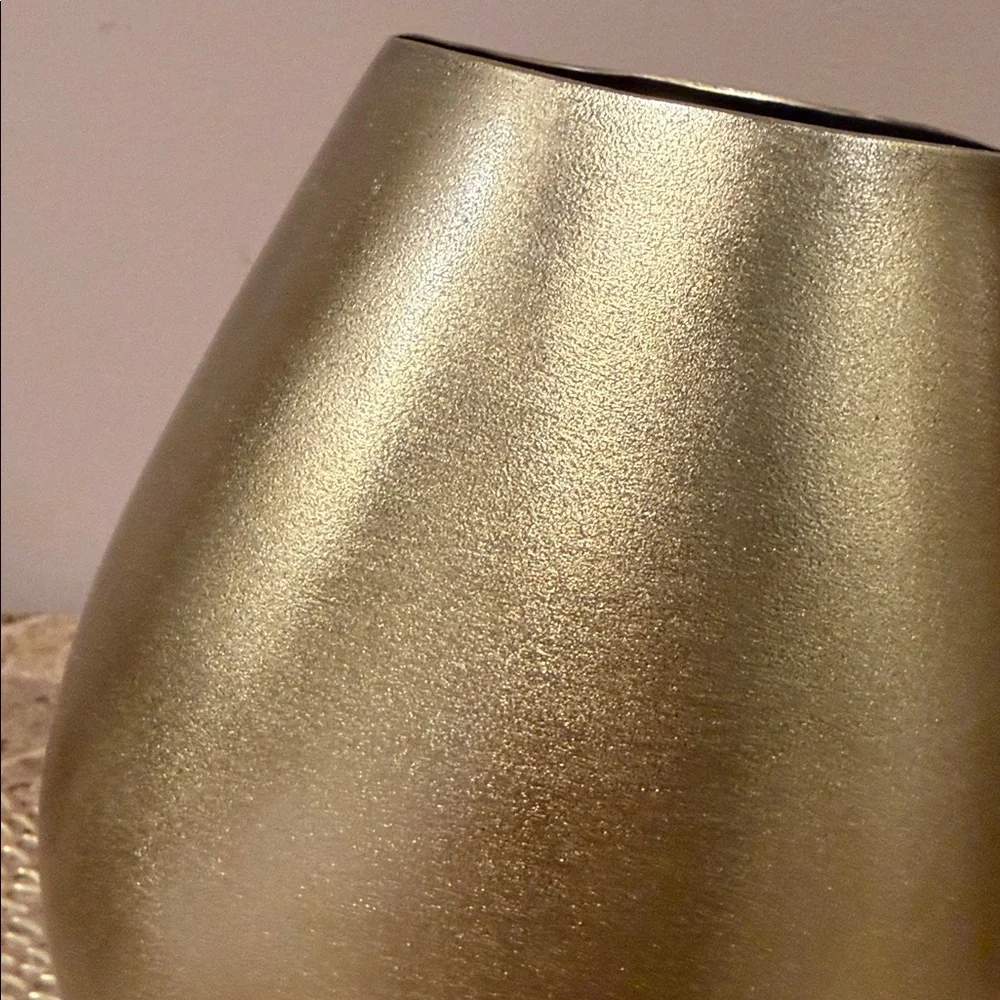 West Elm Organic Metal Vase, Medium